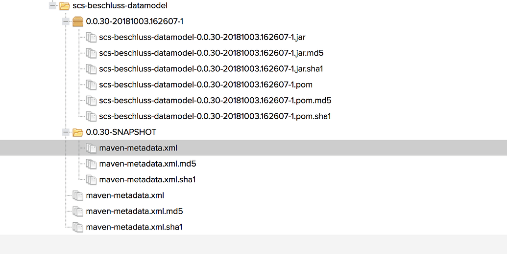 Cannot resolve the SNAPSHOT dependency deployed via Maven deployfile