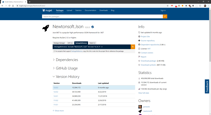 JsonNugetOrg